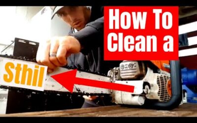 Cleaning a Stihl ms 261c chainsaw