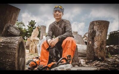 Real People. STIHL People. Aya Blaine | Chainsaw Carver