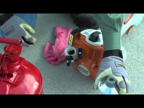 How to Store Your STIHL Gas-Powered Equipment