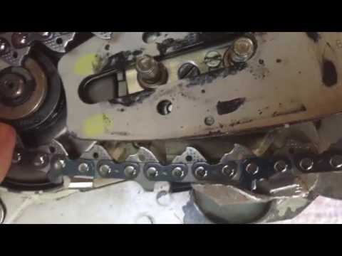 Changing Chainsaw Blade (Stihl)