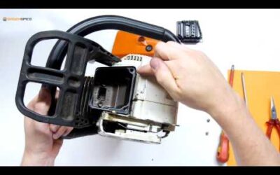 Échanger le pot d’échappement sur une tronçonneuse Stihl