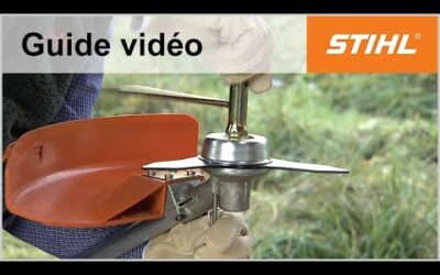Montage du couteau à taillis 250mm – Coupe-bordures STIHL