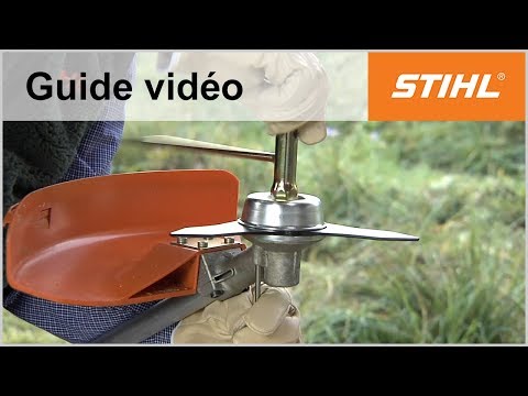 Montage du couteau à taillis 250mm – Coupe-bordures STIHL