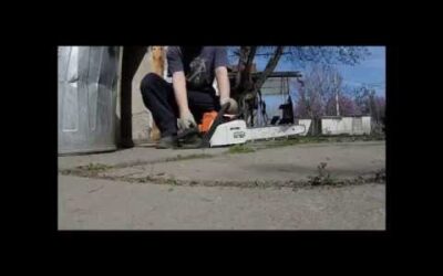 Stihl MS 170 D start after 1 year GoPro Hero 2015