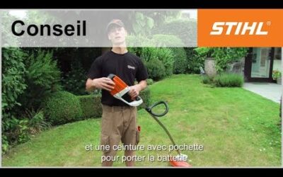 Quels sont les avantages des machines sur batterie STIHL selon MR Creations