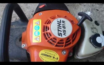 démarrer un taille haie stihl thermique
