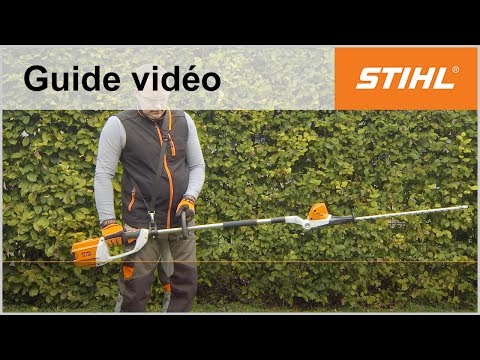 Manipulation de la machine – Taille-haies sur perche sur batterie STIHL