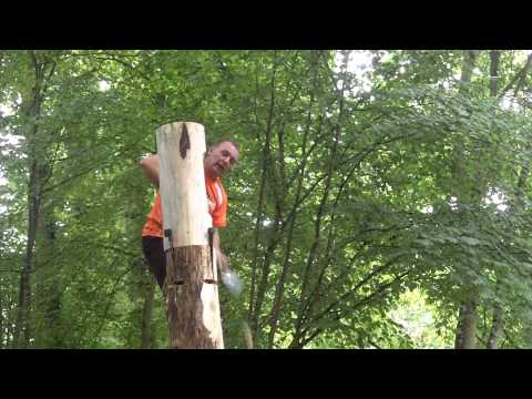 Gilles GIGUET, quintuple champion de France Stihl Timbersports : Démonstration de « Springboard »