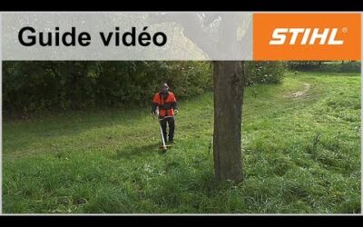 Méthodes de fauchage pour éviter les obstacles – Débroussailleuses STIHL