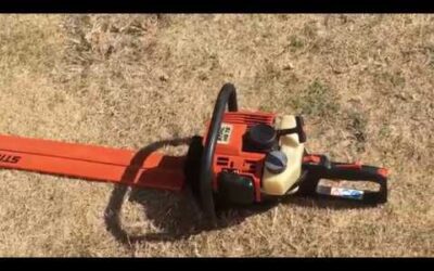 Présentation de mon taille haie stihl hs 75 et présentation de ma chaine