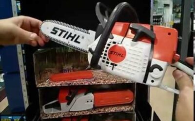 Motosierra de juguete Stihl (www.vidacampista.com)