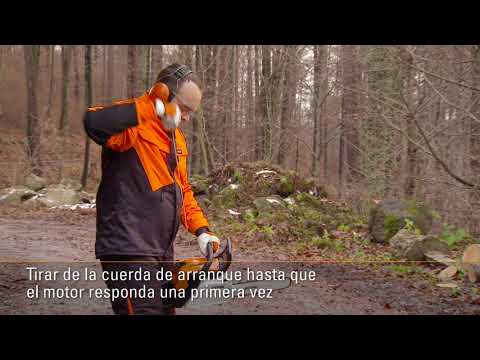 Cómo arrancar el modelo MS 211C con ErgoStart Motosierras STIHL