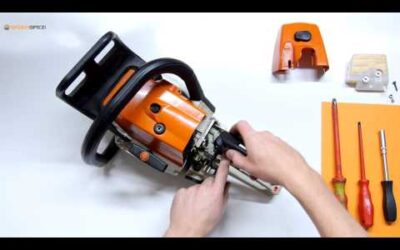 Échanger le carburateur et le filtre à air sur une tronçonneuse Stihl