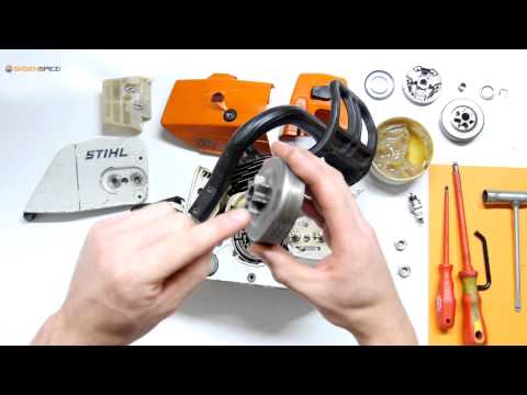Échanger l’embrayage et le pignon d’entraînement sur une tronçonneuse Stihl