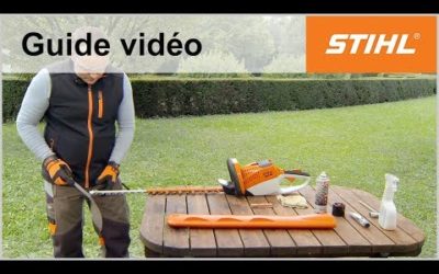 Aiguiser les lames de coupe – Taille-haies sur batterie STIHL