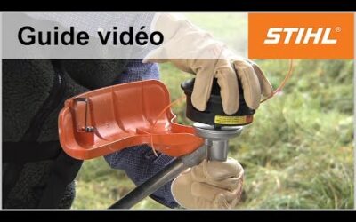 Montage de la tête faucheuse AutoCut C 25-2 – Coupe-bordures STIHL