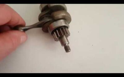 Vilebrequin STIHL de moteur 4 MIX  type 4180 avec piston de 38  et  40 m/m et axe de piston 8 m/m.