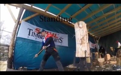 Camp d’entrainement bûcheronnage – Stihl Timbersport – Schirrhein 2016