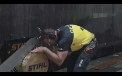 Grand Final // Brad De Losa vs Mitch Argent // STIHL TIMBERSPORTS Australian Champions Trophy 2018