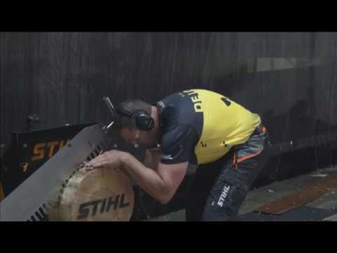 Grand Final // Brad De Losa vs Mitch Argent // STIHL TIMBERSPORTS Australian Champions Trophy 2018