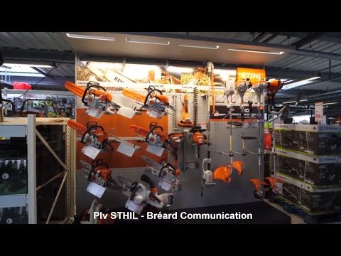 Stihl France : Publicité sur Lieu de Vente (PLV) – Bréard Communication