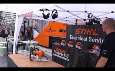 Stihl TIMBERSPORTS® Champions Trophy 26/05/2018, Marseille : Préparatifs backstage de la compétition