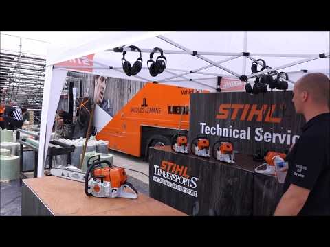 Stihl TIMBERSPORTS® Champions Trophy 26/05/2018, Marseille : Préparatifs backstage de la compétition