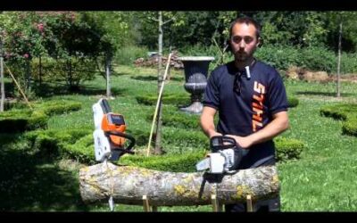 STIHL : MSA 160 T par Jérémy LAURENT, élagueur professionnel et démonstrateur ArboriSTIHL 2014