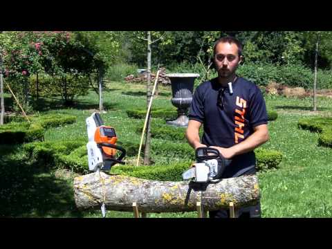 STIHL : MSA 160 T par Jérémy LAURENT, élagueur professionnel et démonstrateur ArboriSTIHL 2014