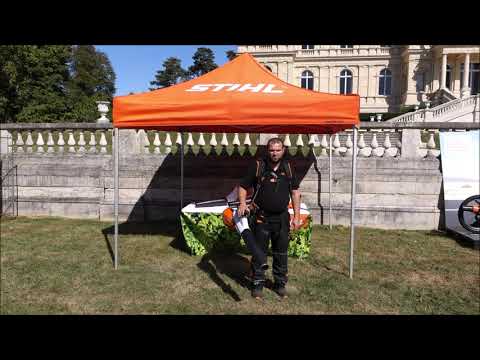 STIHL TOUR 2019 : PHILIPPE RAMOS présente le souffleur de feuilles portatif à batterie BGA 200