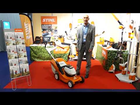 STIHL : Nouvelle tondeuse à batterie Pro RMA 443 par Jean-Noël RAYNAUD au SMCL 2017