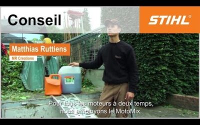 Pourquoi le jardinier Matthias Ruttiens choisit-il STIHL MotoMix®?
