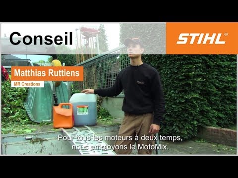 Pourquoi le jardinier Matthias Ruttiens choisit-il STIHL MotoMix®?