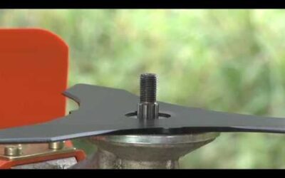 How to Attach the STIHL Brush Knife 250 mm Cutting Blade