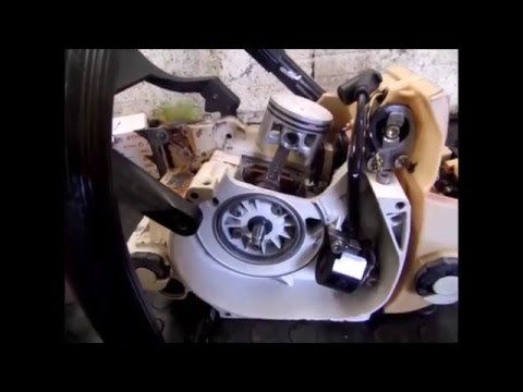 Motosserra Stihl MS 380 – 1/2 – Falta de Óleo 2 Tempos – Troca Kit Cilindro e Pistão