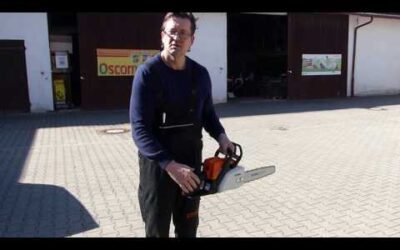 Motorsäge Stihl MS 170 fachgerecht starten
