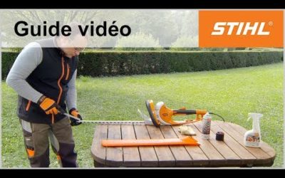 Aiguiser les lames de coupe – Taille-haies électriques STIHL