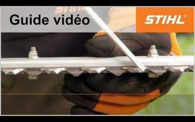 Aiguiser les lames de coupe HS 81R – Taille-haies thermiques STIHL