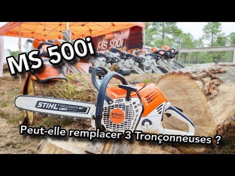 Stihl MS 500i  Peut elle remplacer 3 tronçonneuses ? Présentation et Test