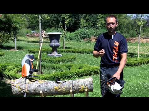 STIHL : MSA 200 C par Jérémy LAURENT, élagueur professionnel et démonstrateur ArboriSTIHL 2014