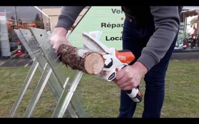 Scie électrique à batterie GTA 26 STIHL en vente chez Breizh Motoculture