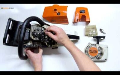Échanger le rotor / volant magnétique sur une tronçonneuse Stihl