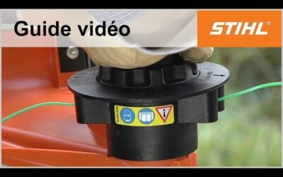 Montage de la tête faucheuse AutoCut C 5-2 – Coupe-bordures STIHL