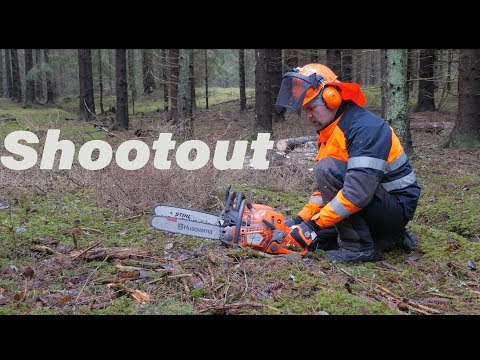 Husqvarna 550 XP Mark 2 i jämförelse med Stihl MS 261