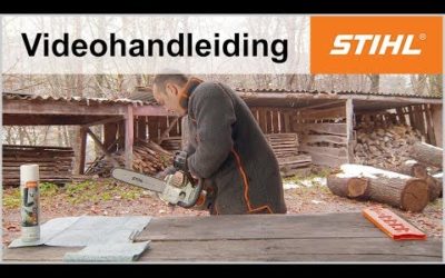 Kettingwieldeksel, geleider en zaagketting demonteren en reinigen – STIHL Kettingzagen
