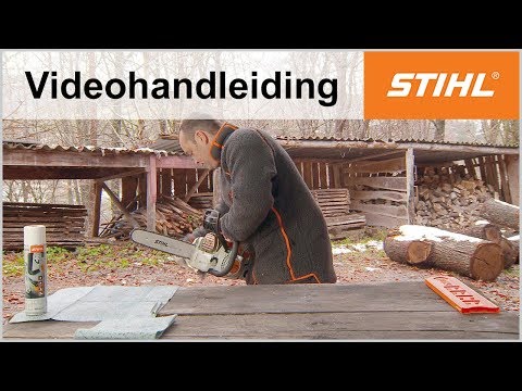 Kettingwieldeksel, geleider en zaagketting demonteren en reinigen – STIHL Kettingzagen