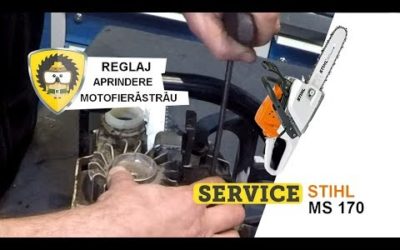 Reglaj Aprindere Motofierăstrău STIHL MS170 (SERVCIE)