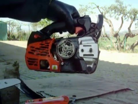 YOU TUBE ECHO CS 2510  –  MONTAGGIO BARRA E CATENA STIHL CANALE 11 – PASSO 1/4