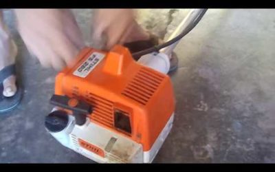desmalezadora stihl FS-280 no arranca daño en trinquete o pestaña de arranque 01