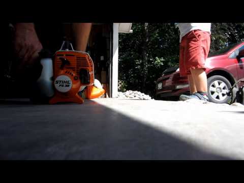Stihl FS 38 – First use!